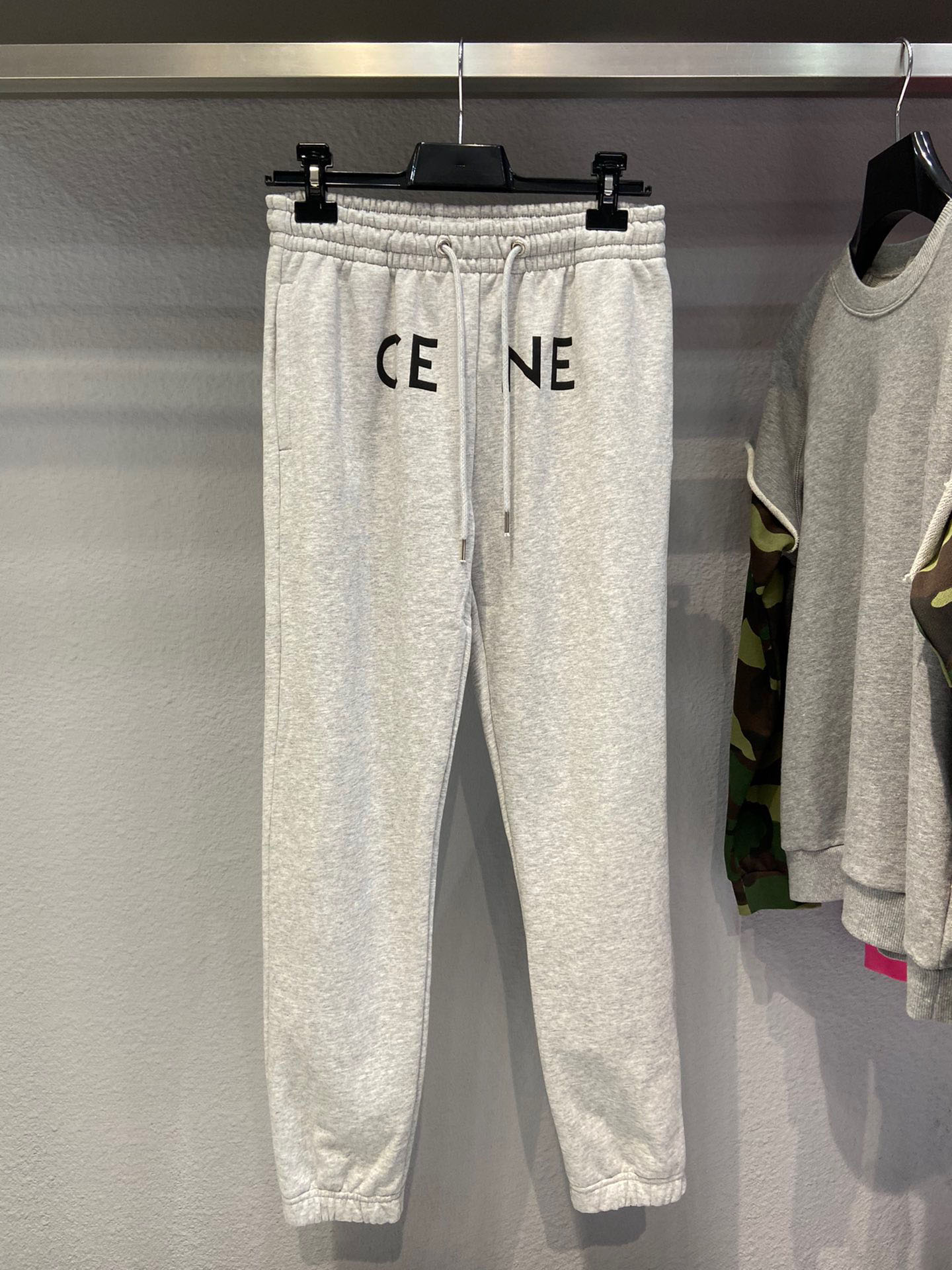 

Men's Plus Size Pants Round neck embroidered and printed polar style summer wear with street pure cotton 11r