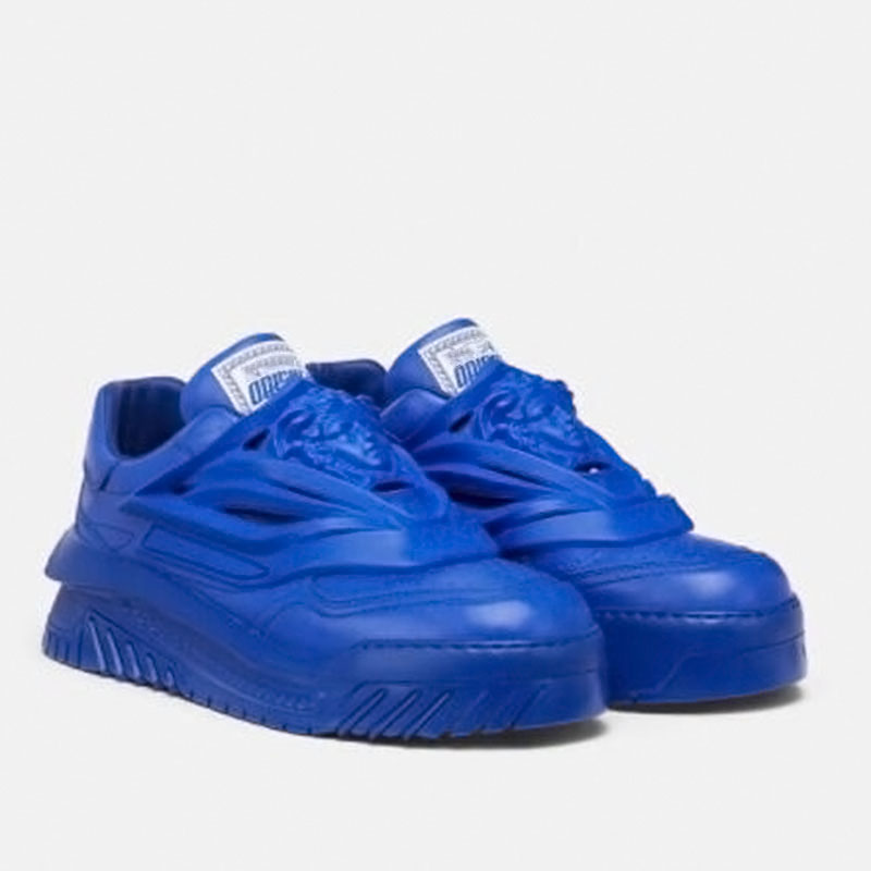 

Italy ODISSEA sneakers Thick Greek soles Casual Shoes triple black white multi-color 100% cattle leather men Trainers 23