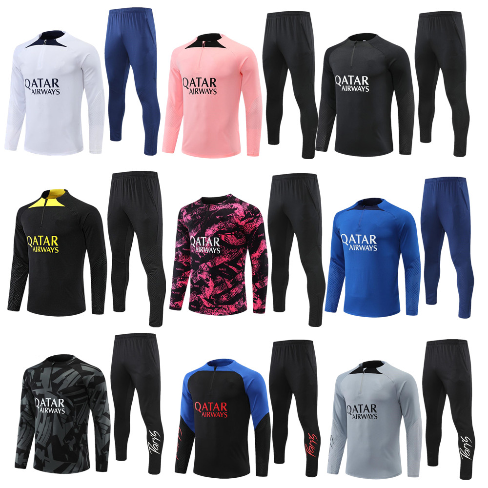 

Soccer Sets/Tracksuits 2022 2023 Long sleeved soccer training suit sweatshirt 22/23 Maillot de foot PSgs jogging chandal futbol MEN KIDS KITS football jacket