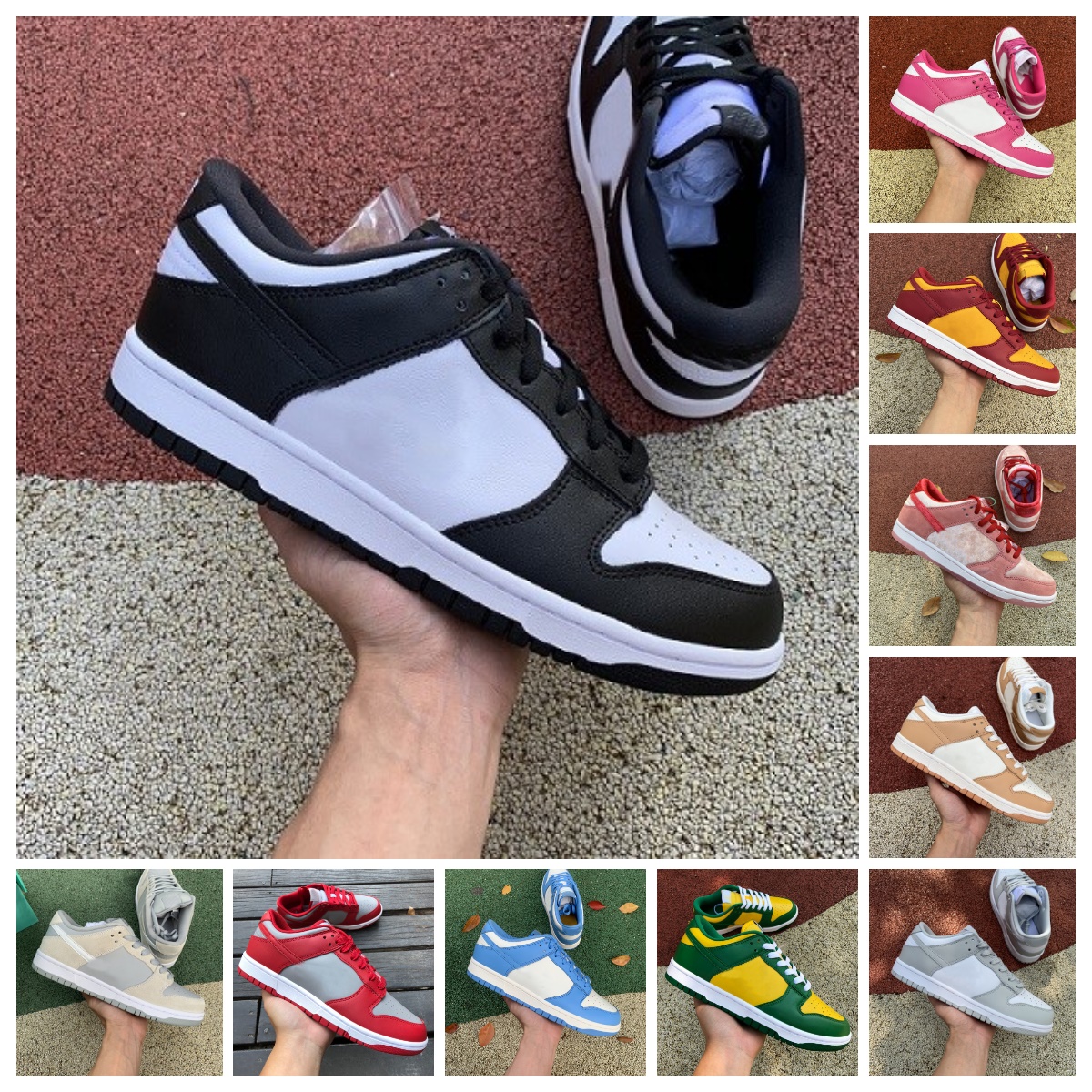 

Reverse UNC DUNks Casual Shoes DUnksb Low Sb Mens Women Triple Black White Wolf Grey Fog Archeo Pink Safari Mix Medium Curry Laser Orange Syracuse Designer Sneakers, Bubble package bag