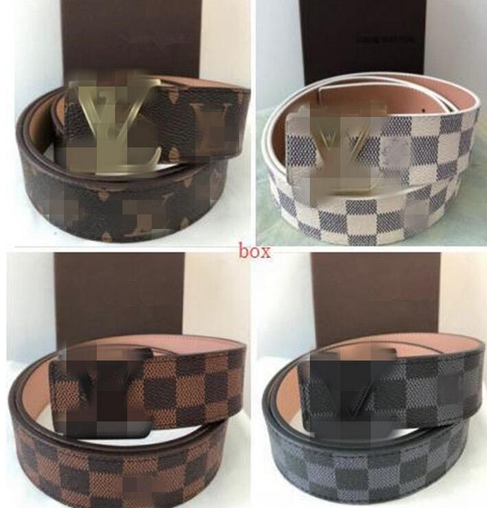 

Fashion Classic Men Designers Belts Womens Mens Casual Letter Smooth V Buckle Belt AAA