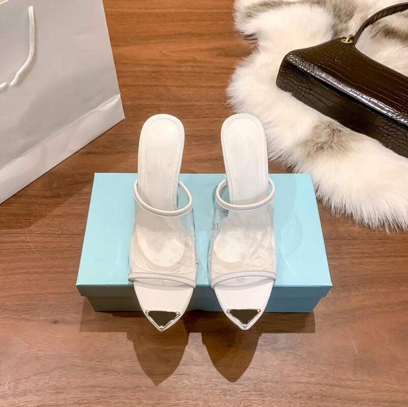 

Transparency Printing Slippers Women Sexy High heel Sandal Luxury Leisure Flat Bottom Slipper Designer Flip-Flops Outdoor Beach Sandals, Not for individual sale