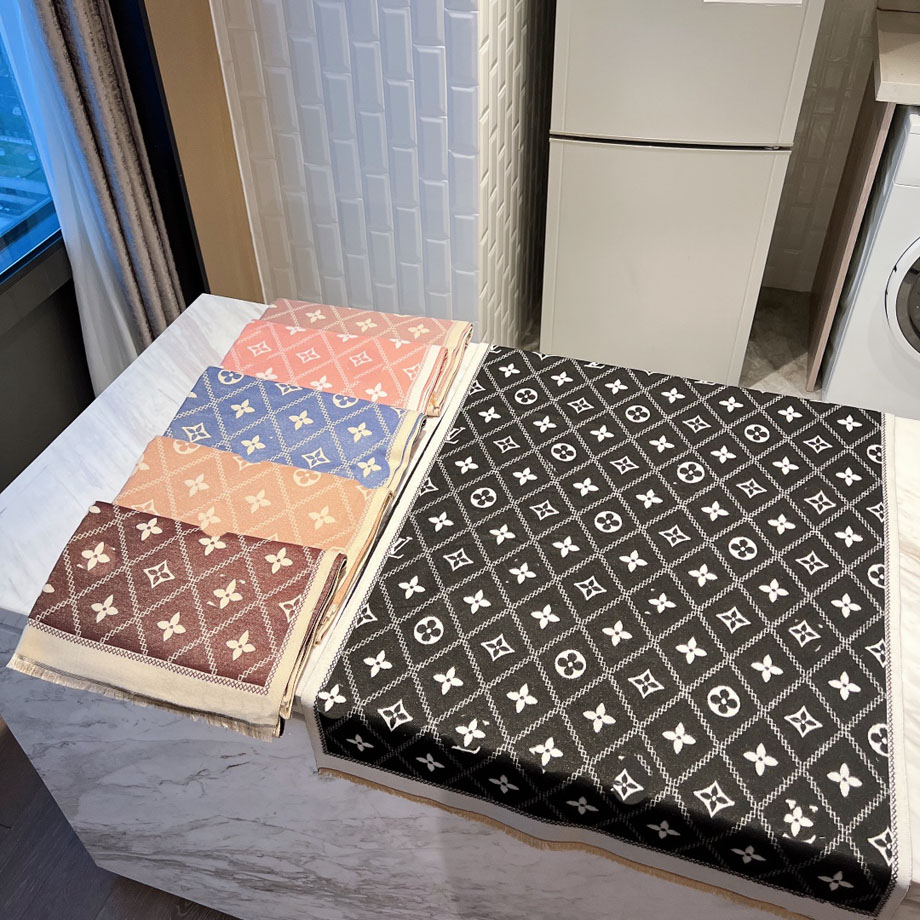 

23ss 5color Cashmere Scarf Scarves Shawls Fashion Luxury Shawl Long Neck Winter Wool Scarfs Women Scarve Bufanda