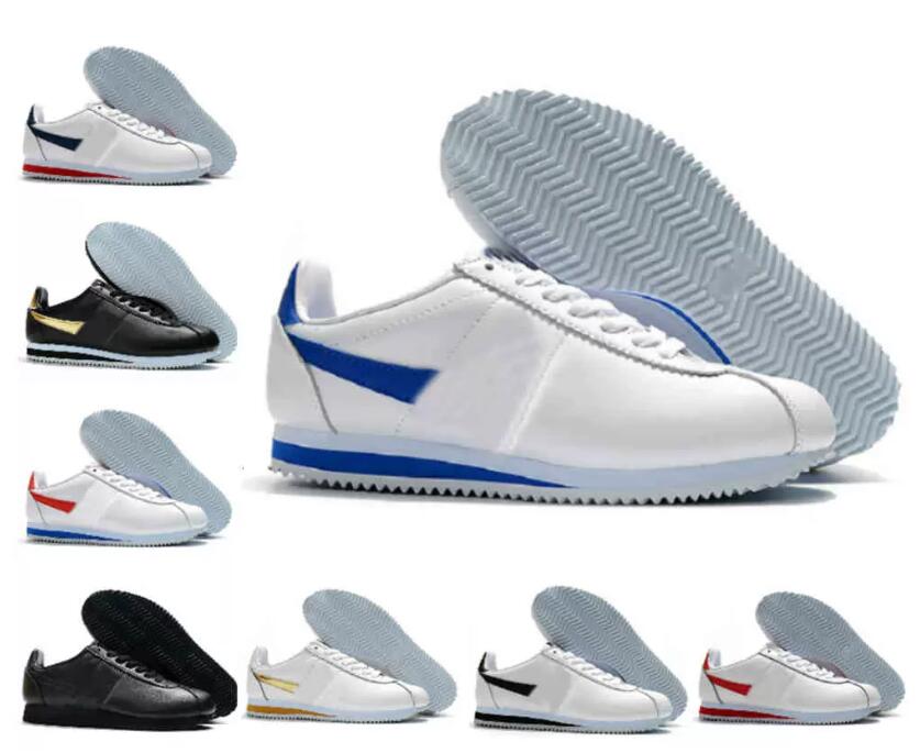 

2022 Classic Cortez Casual SHOes NYLON RM White Varsity Royal Red Fashion Basic Premium Black Blue Lightweight Run Chaussures Cortezs Leather BT QS Outdoor sneakers