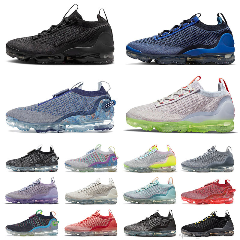 

Running Shoes Top Quality Flynit 2021 Fly Knit-2020 For Mens Womens All Black Obsidian Dark Grey Stone Blue Designer Sports, 36-45 2020 summit white