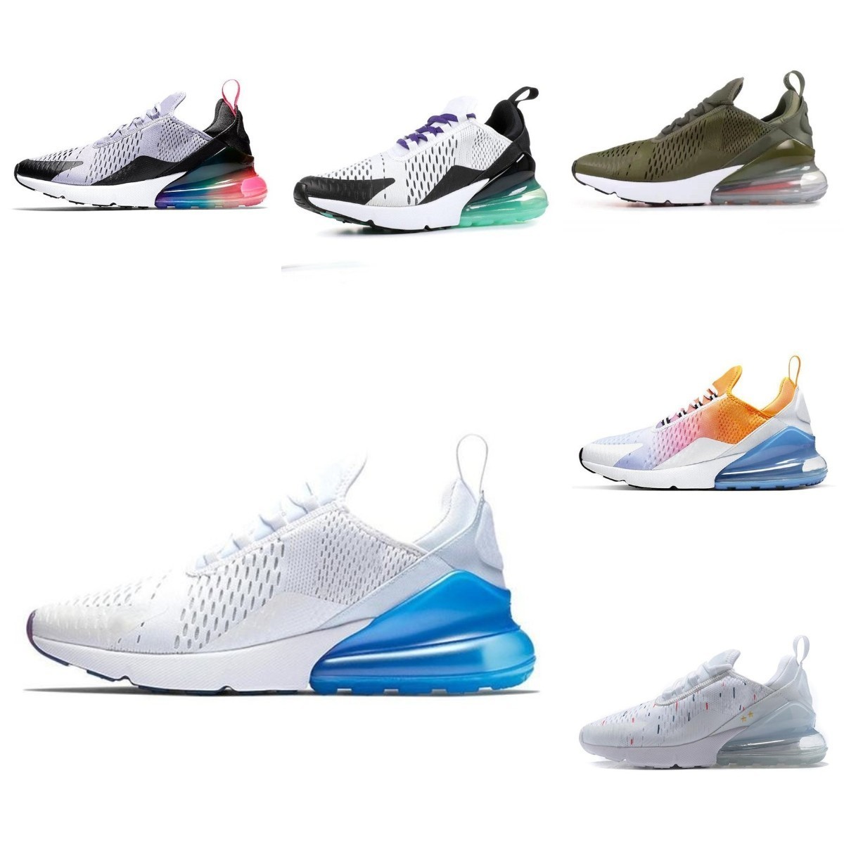 

Sale 2021 270 Running Shoes Casual Shoes Orange Bred 270s Triple Black White Olive Photo Blue Barely Rose Sports Outdoor True Mens Women Sneakers designer X01