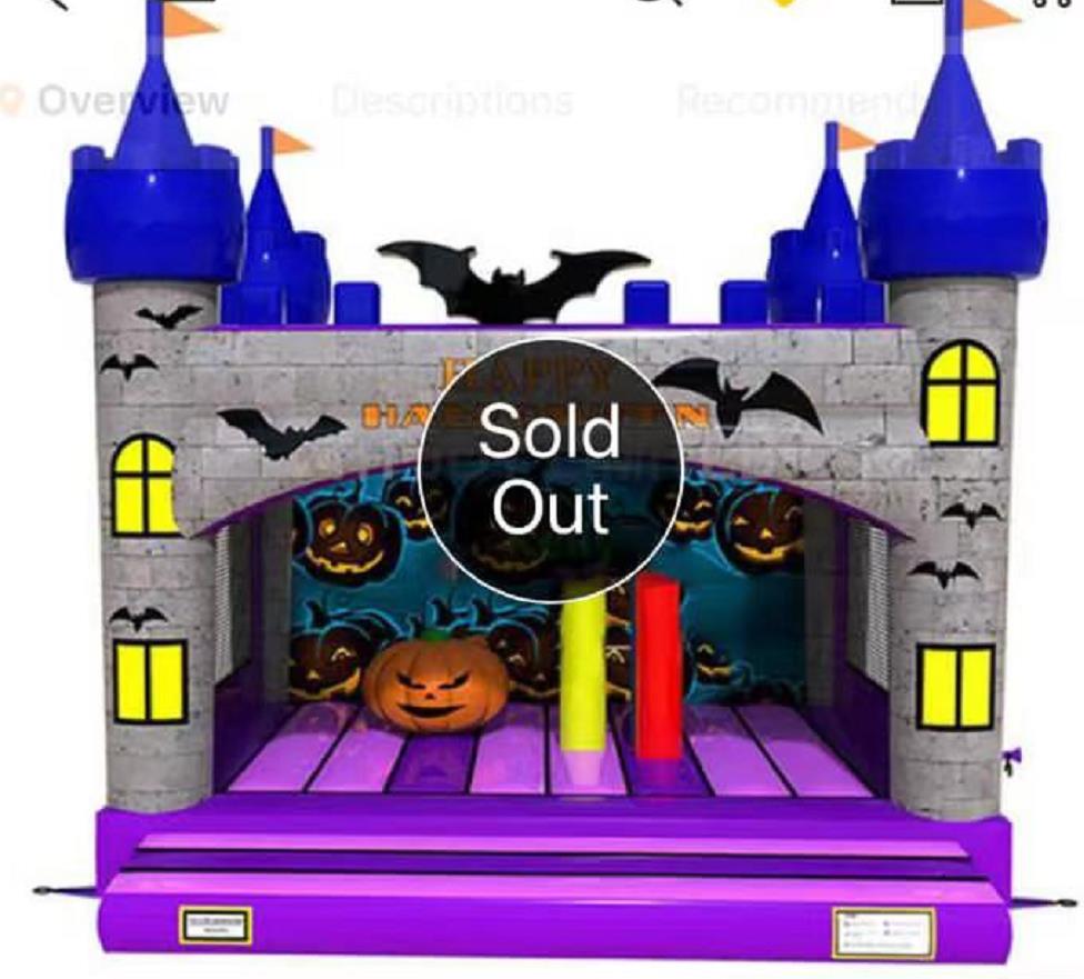 

Free Ship Outdoor Activities Halloween Inflatable Bounce House for sale