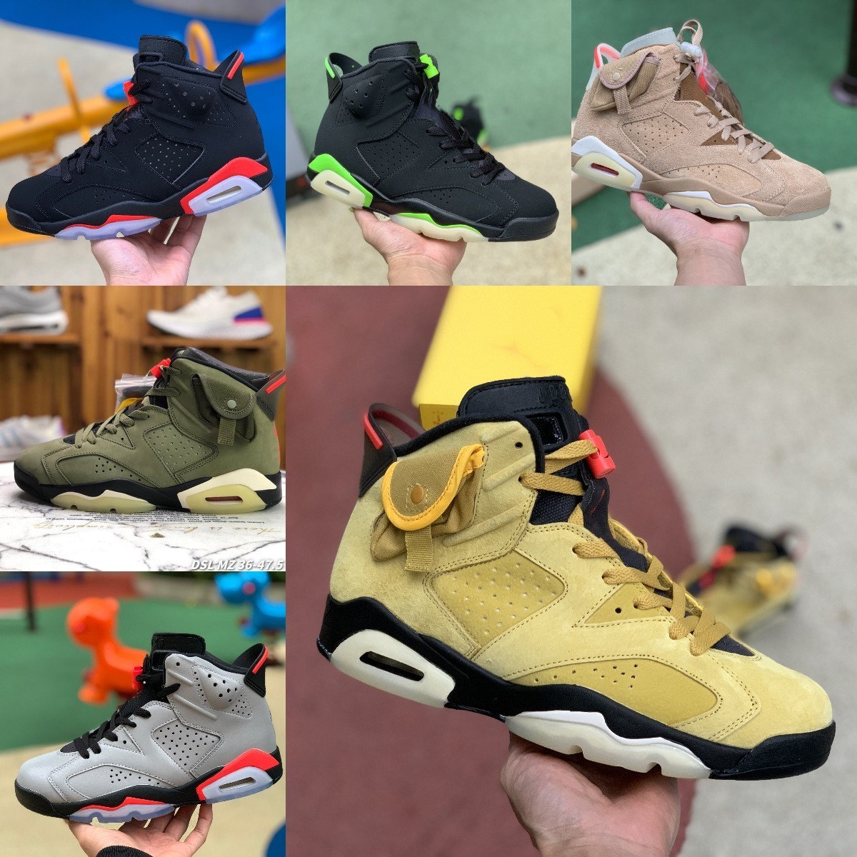 

2022 New High Quality Hot Casual Shoes Travis Scotts Jumpman 6 DMP Travis Scotts Carmine Men Basketball Shoes 6s Trainers Mens Sports Sneakers With Box N01, Shua