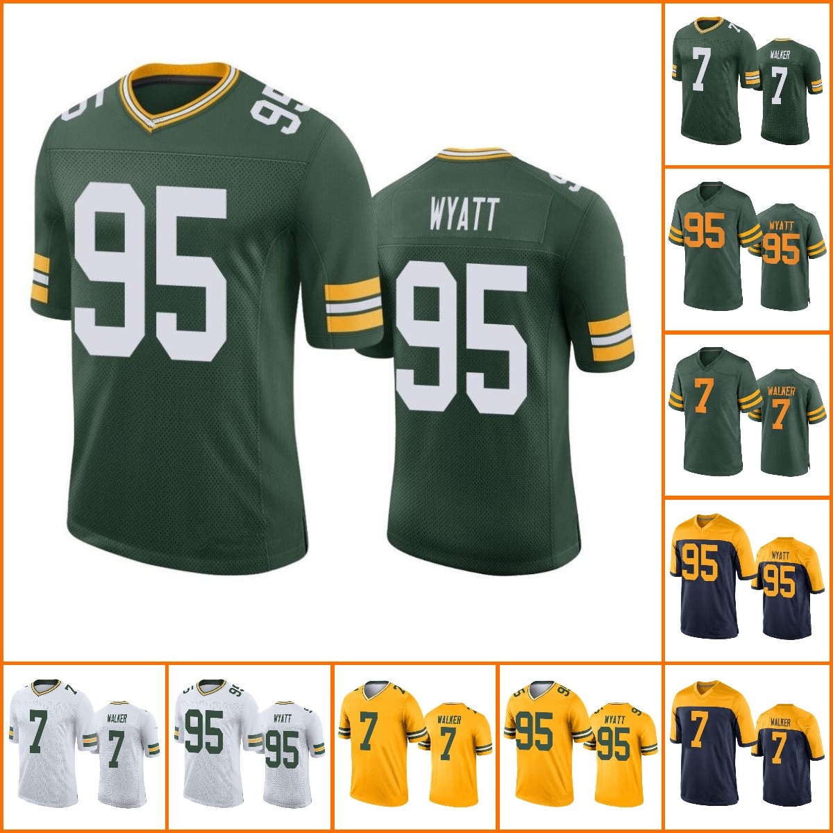 

Jersey Custom Green Bay''Packers''MEN Quay Walker #95 Devonte Wyatt 2022 Draft Vapor football''NFL''Women Youth Limited Jersey Wholesale