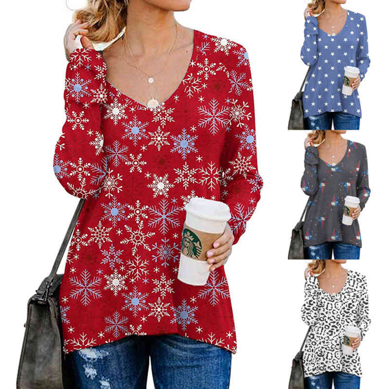 Women's Hoodies Sweatshirts Aw women's wear double side zipper V-neck splicing loose long sleeve T-shirt UAJO-image-798702872