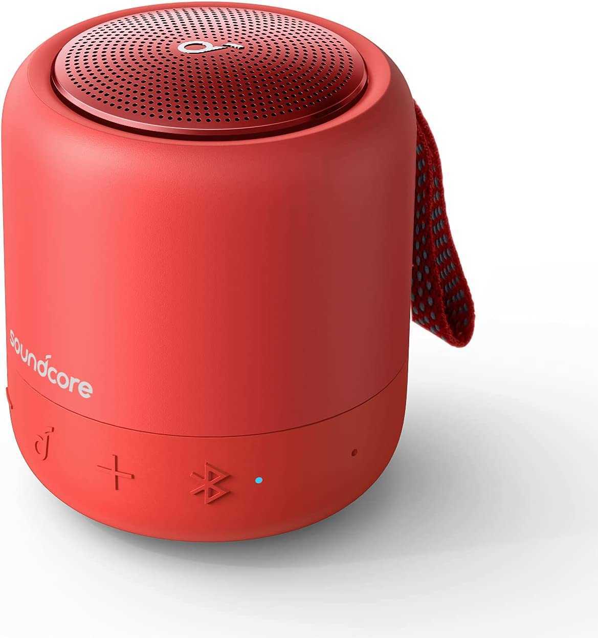 

Anker Soundcore Mini 3 Bluetooth Speaker BassUp and PartyCast Technology USB-C Waterproof IPX7 and Customizable EQ