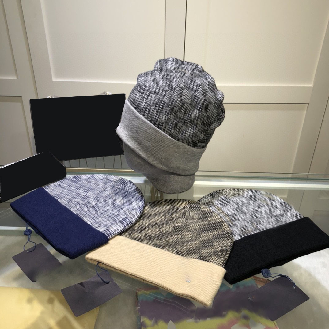 2022 fashion designer beanie for woman casquette cashmere knitted mens beanies warm luxury baseball sport hats skull caps fitted classic hat casu