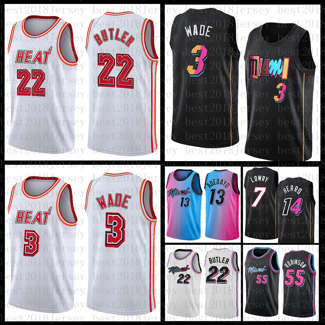 

Jimmy Butler Basketball Jersey 22 3 14 7 13 55 Miamis Heats 2022 New Dwayne Dwyane Wade Tyler Herro Kyle Lowry Bam Ado Duncan Robinson Multi, Mens jersey