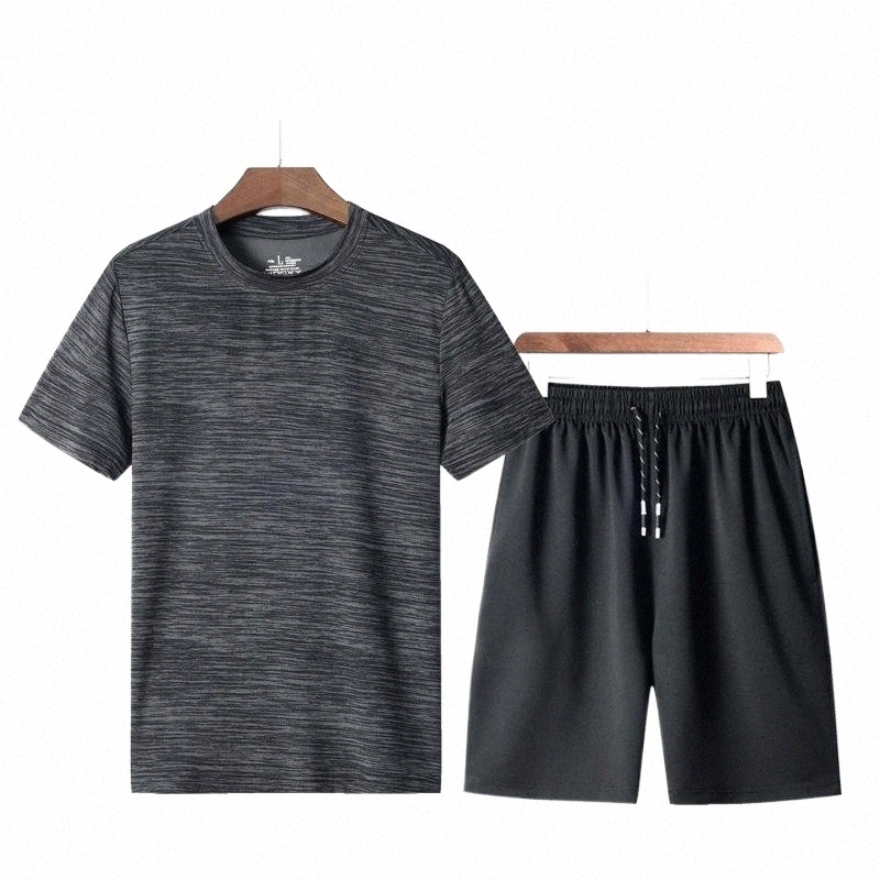 Men's Tracksuits men's Tracksuits Men's Summer Leisure T Shirts And Pants Fashion Camouflage Printing Short Sleeve Shorts Sports Sets