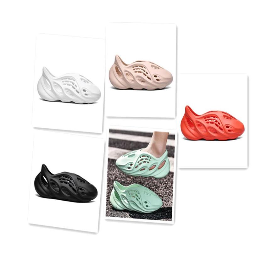 

2021 paragraph Slides Slippers Foam Runner Desert Sand Triple Black Bone White Resin Slide Sandal Mens Slipper With Box222y196Q