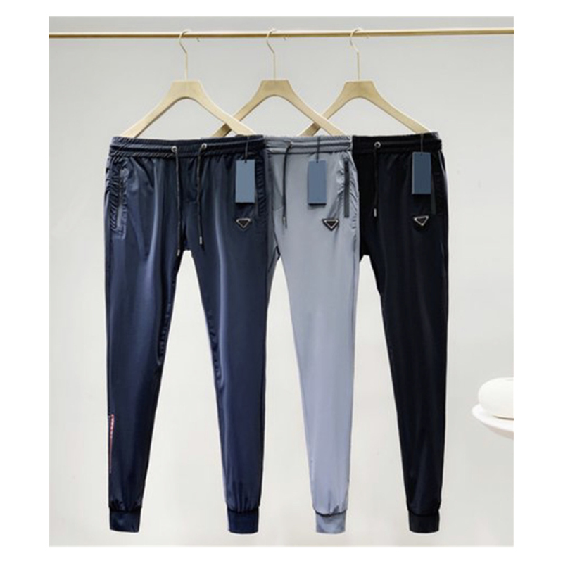 

Designer men pants fashion sports trousers jogging sweatpant loose Flexible comfortable Wrinkle-resistant breathable highly elastic trousers Size -3XL, Black