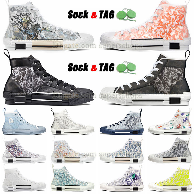 

B23 Oblique Technology Boot Mens Womens Casual Shoes Big Size 12 13 Black White Midnight Navy Blue UNC Light Orange Desinger Ankle Boots Men Luxury Canvas Trainers, 14