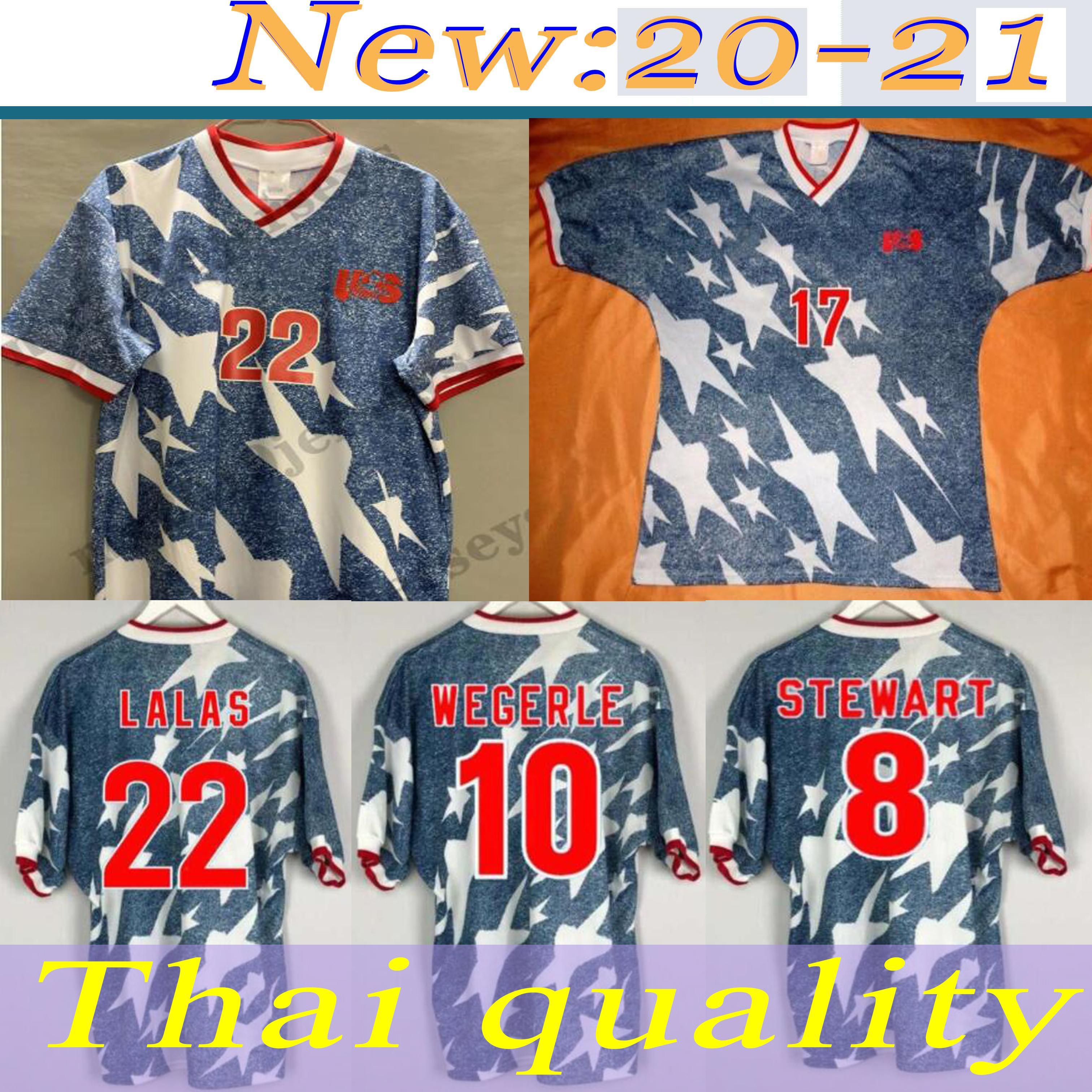 

Soccer Jersey Soccer Jersey THE 1994 World Cup classic United States Away Shirt retro soccer jerseys Wegerle Lalas Ramos Balboa 94 USA cla, 1994adult