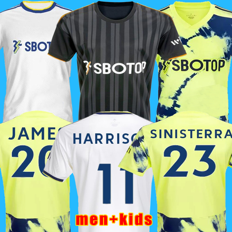 

22 23 SUMMERVILLE BAMFORD Soccer Jerseys LEEDS UnItEdS Adams KLICH HARRISON kit 2022 2023 Llorente Sinisterra JAMES football shirt Uniforms Men kids sets third, 22 23 away kids kit