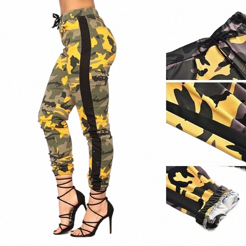 Women's Pants & Capris ladies Casual Pants Personality Camouflage Print Tights Fashion Brand Daily Women's & Capris Y18C#-image-798377504