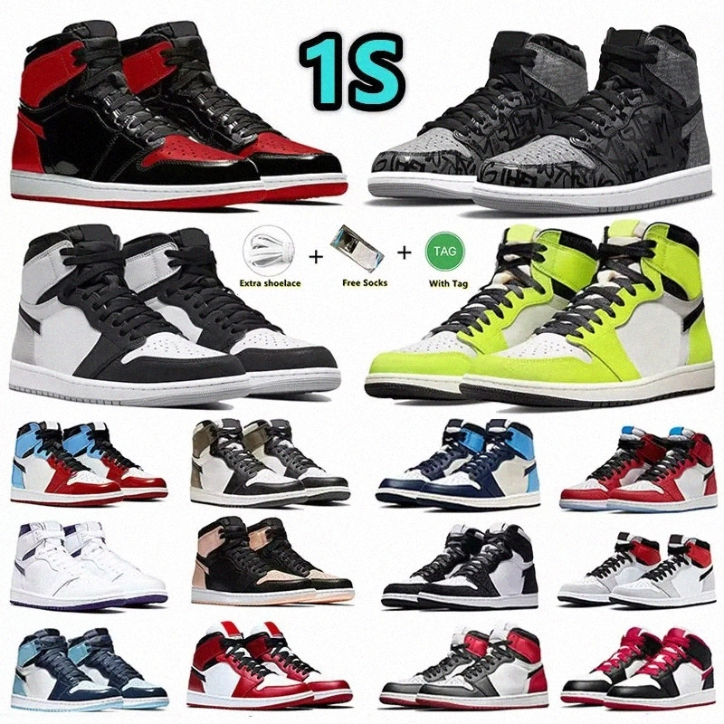

Good quality Basketball Shoes 1 Rebellionaire 1s Mens shoes Visionaire Bred Patent Grey Fog fragment University Blue Hype Royal Dark