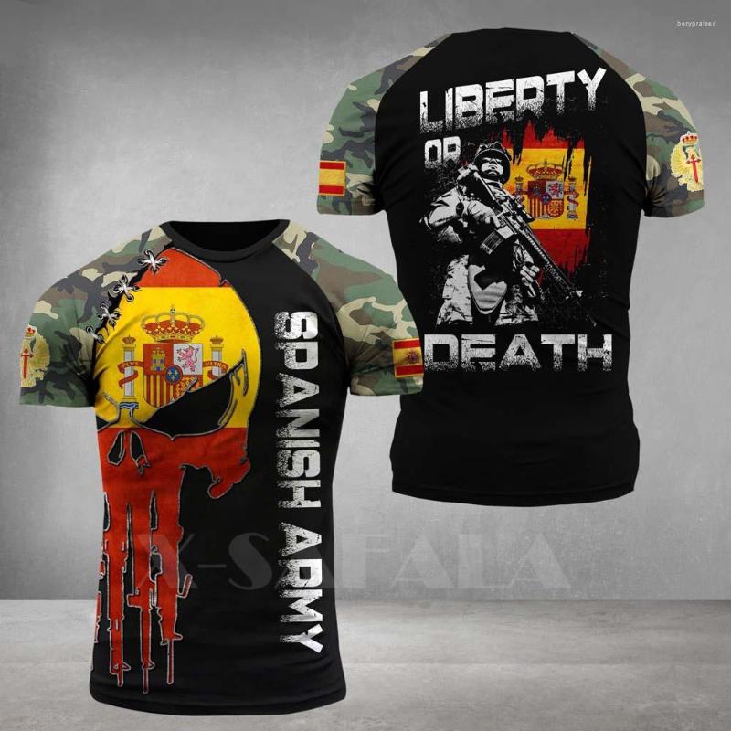 

Men's Hoodies 2022 Spain Portuguese Veterans Shirt Men And Women Army Soldiers Print Superior Special Forces High Quality Tshirt, D244