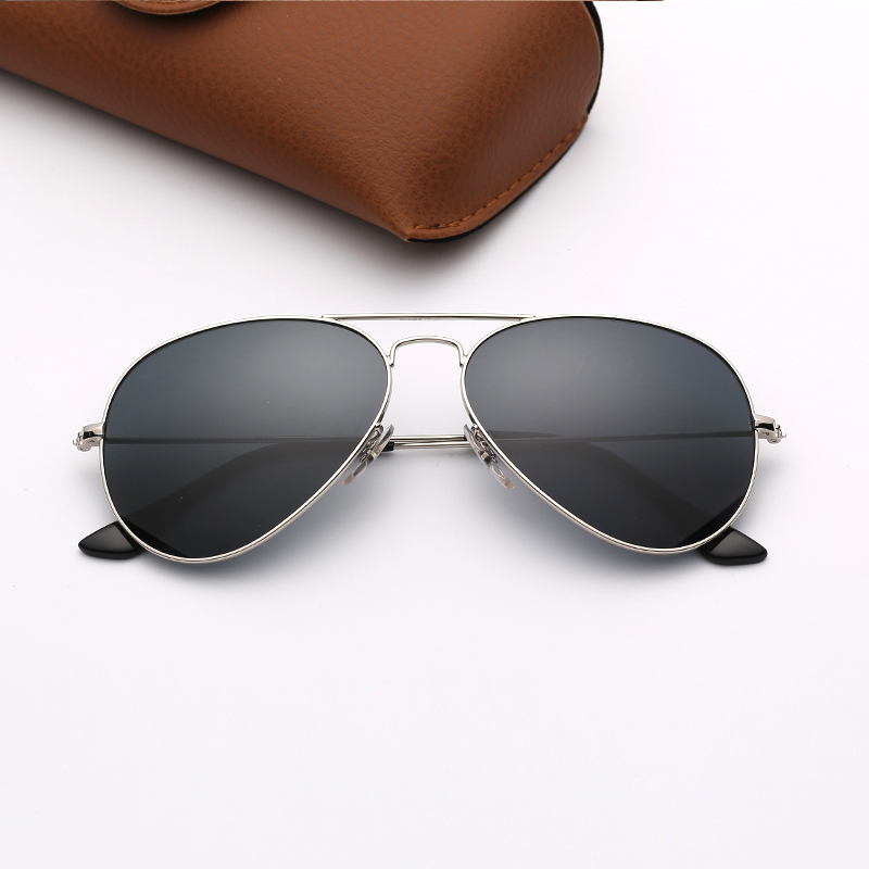 

Pilot Fashion Sunglasses Womens Mens Sunglasses Classic Man Woman Sun Glasses UV Protection Glass Lenses With Free Leather Case