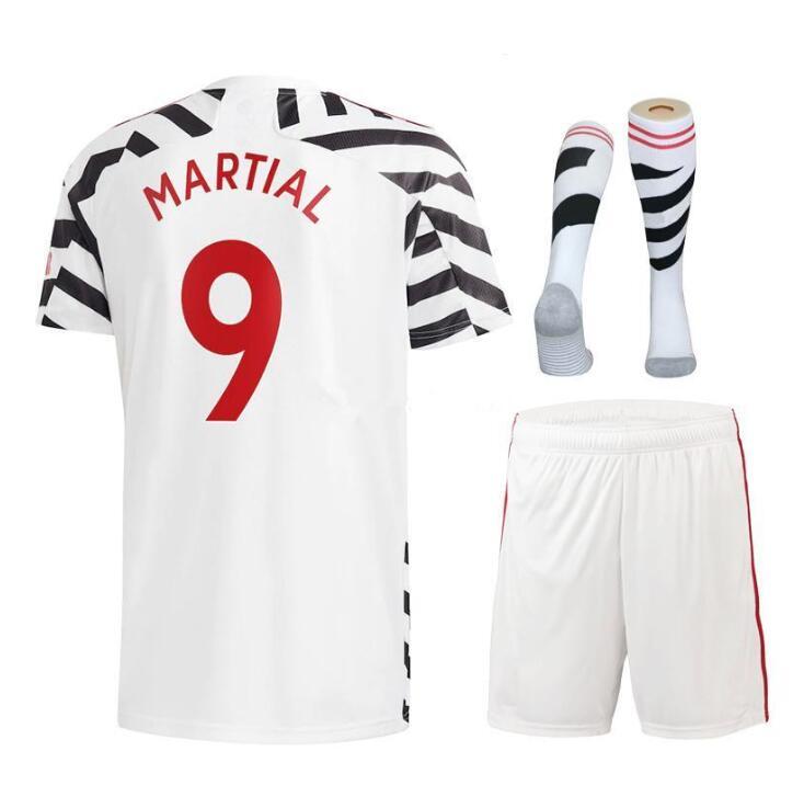 Manchester kids soccer jersey 20 21 season League united RASHFORD children's football shirt kits VAN DE BEEK kid suit children jerseys sets-image-798705624