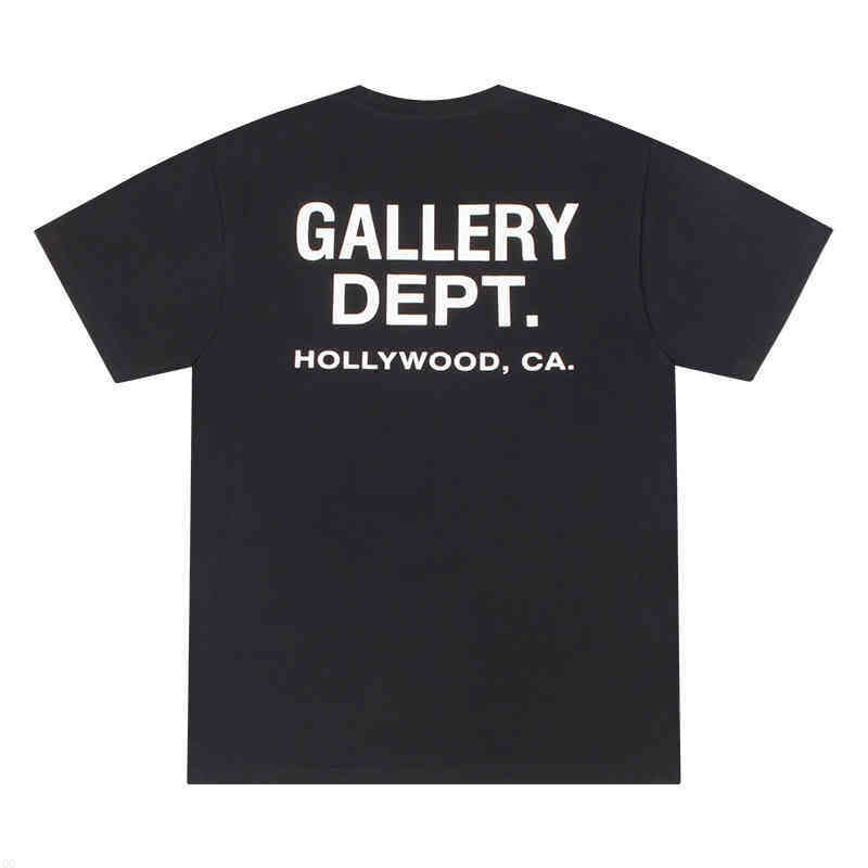 

galleries dept Chest Letter t Shirts Men Women Unisex Tees Hip Hop Street Style Fashion Cool Cloth for Teen European Size Oversize Loose ESEJ, Dark green