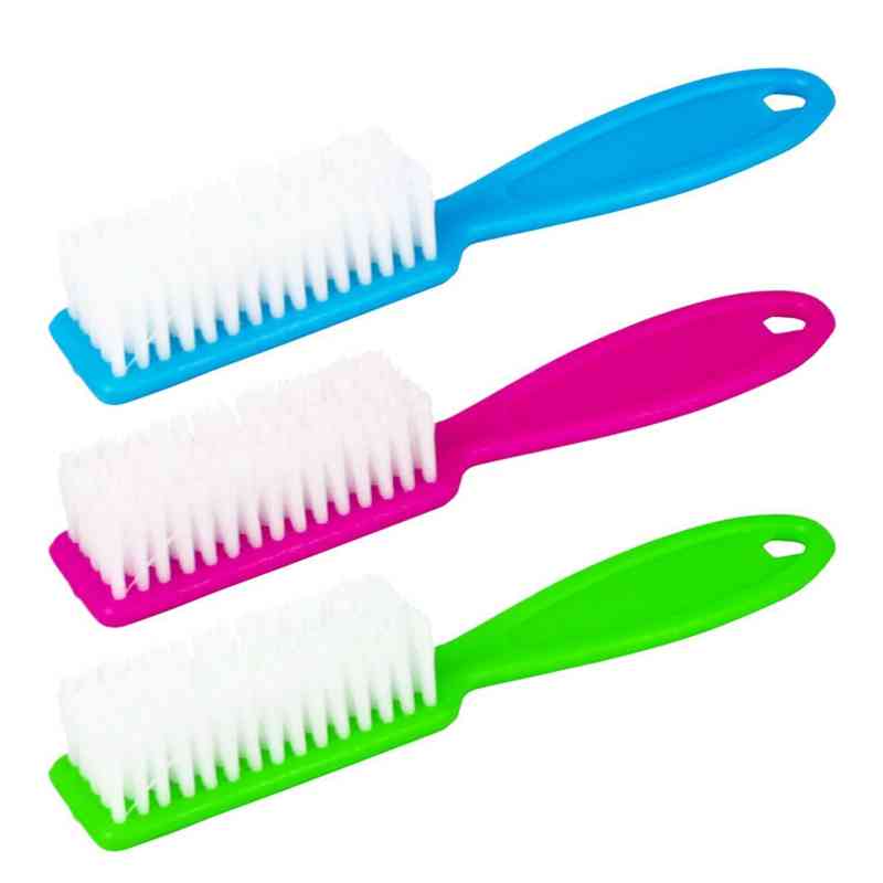 

Long Handle Nail Cleaning Clean Brush Other Items File Manicure Pedicure Soft Remove Dust Small Angle Scrub Multi Color Dusting Pedicure Care Tool VTMTB1972