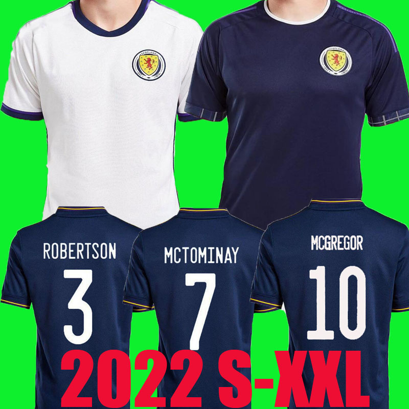 

2022 2023 Scotland Soccer Jerseys National Team Blank John McGinn Scott McTominay Andy Robertson FRASER ADAMS HANLEY DYKES adult men home away football shirts, Third