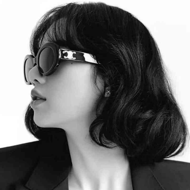 

Sunglasses Arc de Triomphe oval new sunglass men pop women fashion ins