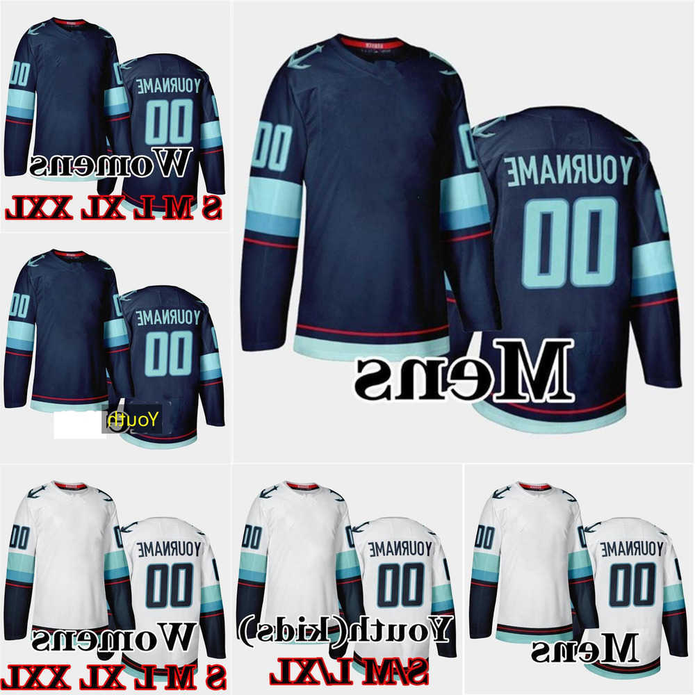 

Hockey Jerseys Seattle''Kraken custom 6 Adam Larsson 7 Eberle 21 Kraken 13 Brandon Tanev 17 Jaden Schwartz 31 Philipp Grubauer, Have logo