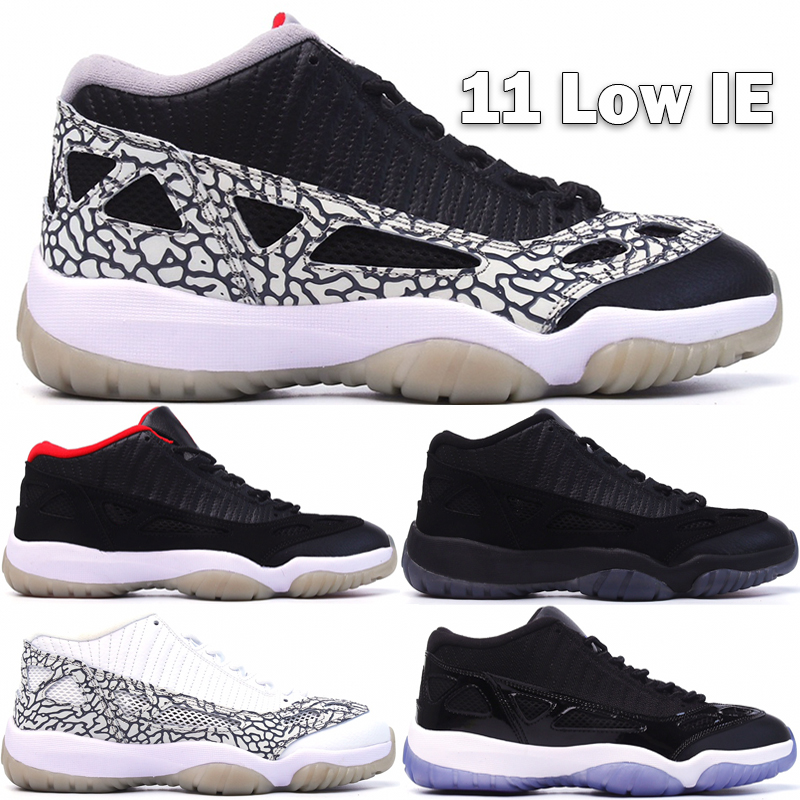 

Top Quality 11 Low IE Basketball Shoes For Men Women Trainers Classic 11s Black Cement Bred Referee Cobalt Space Jam Outdoor Sneakers Size 40-46, Bubble wrap packaging