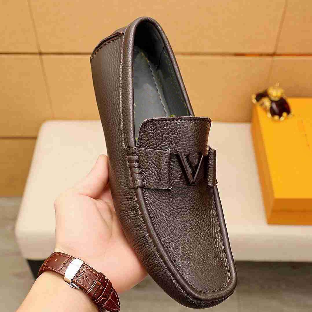 

Designer Dress Shoes Fashion Leather Men Loafers Casual Luxury Mules HH Louise''Viuton GBZ