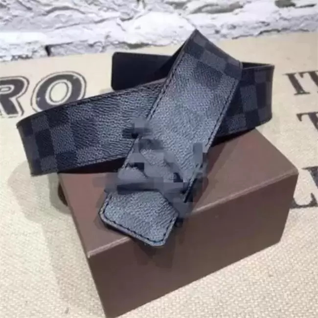 

Fashion leather belt Luxury accessories high quality smooth buckle men's and women's butt belt jeans designer box 3.8CM, Belts