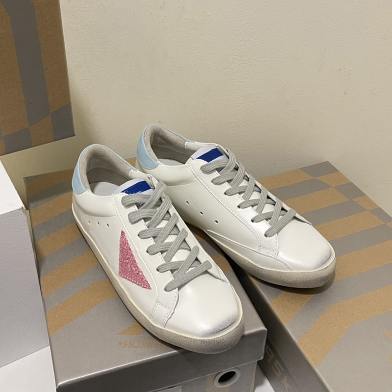 

#Golden#Gooses#Sneakers Super Star Sneakers Metallic Casual Shoes Classic Do-old Dirty Shoe Snake Skin Heel Suede Cream Sole Women Man White, #1