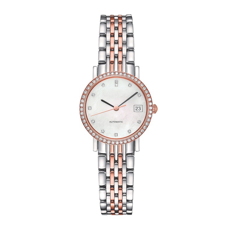 

Quartz Womens watch Rose Gold Diamond-Inlaid Mother-In-Law050514105125