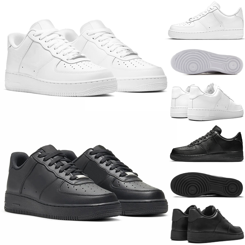 

2022 one for af1 running shoes men women airforce white black low panda unc designer sneakers outdoor sports mens trainers causal womens walking jogging, Triple white low