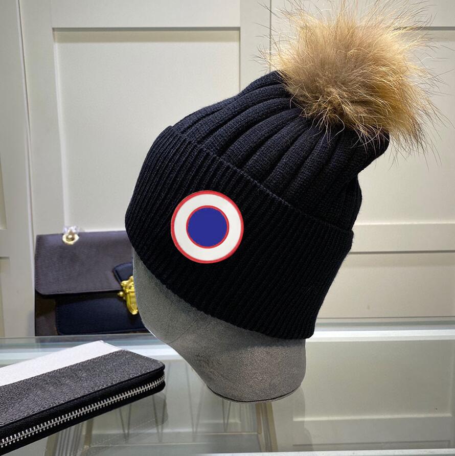 

Fashion Knitted Hat Winter Skull Caps Men Woman Beanie Cap with Stamped Letters Designer Hats 9 Colors Optional, C9