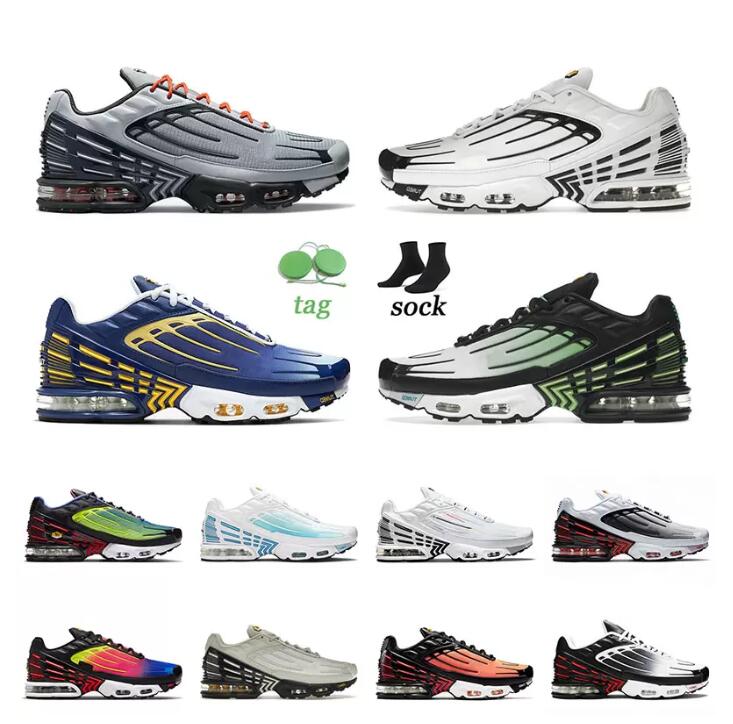 

2022 Tn Plus 3 Mens Womens casual shoes Laser Blue Purple Gold Triple White OG Black Ghost Green Aqua tnplus Tn3 Tuned III Obsidian Trainers Big Size 12 Sneakers Tns, Please contact us