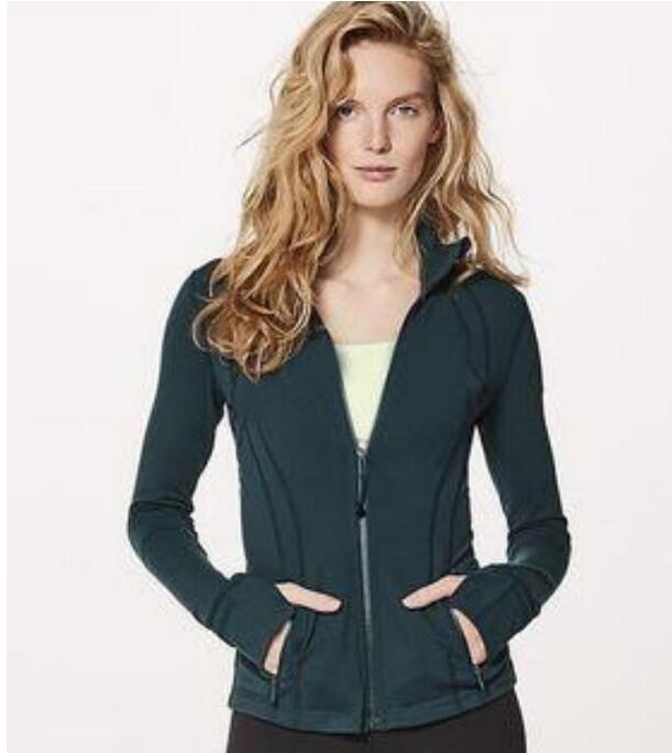 

L-78 lulus Yoga shaping Autumn Winter New Zipper Jacket Quick-Drying Clothes Long-Sleeve Thumb Hole Training Running Jacket Women Slim Fitness Coat, 17