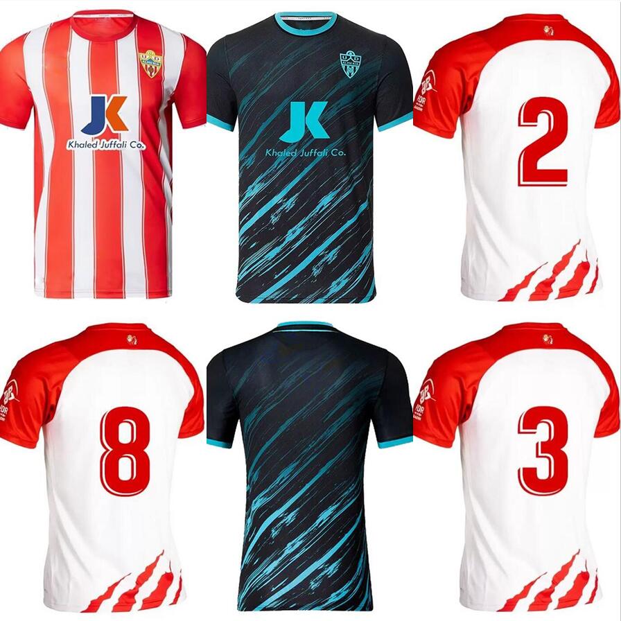 

22 23 Almeria POZO EMBARBA Mens Soccer Jerseys home away Almeria DYEGO SOUSA RAMAZANI AKIEME SAMU Short Sleeve Football Shirt Uniforms, Player version