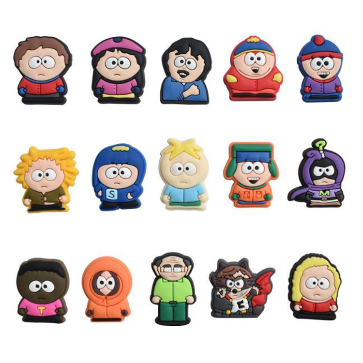 

Shoe Charm Decorations Anime Cartoon Dog Designer Soft Rubber PVC Croc Shoe clog Charms For Shoes