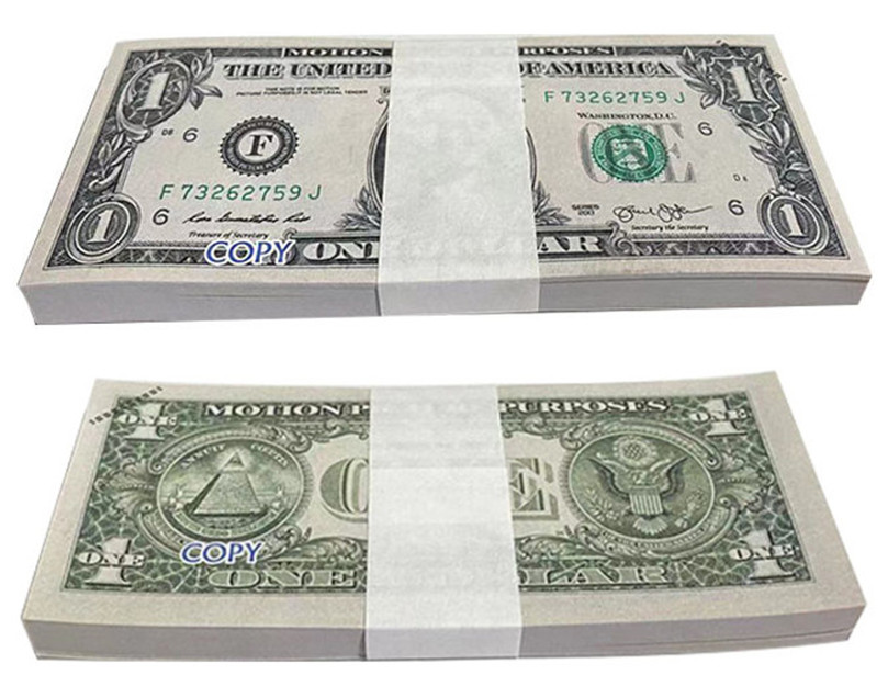 

Wholesale Dollar Games Most Realistic Props Money Children's Prop Toys Adult Game Paper Moneys Designers Special Movie Bar Stage