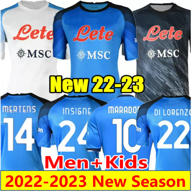 

OSIMHEN 22 23 Napoli soccer jersey Naples ELMAS LOBOTKA football shirt 2022 2023 ZIELINSKI camiseta LOZANO Maradona MERTENS DEMME MINJAE DI LORENZO maillots de foot, Special black
