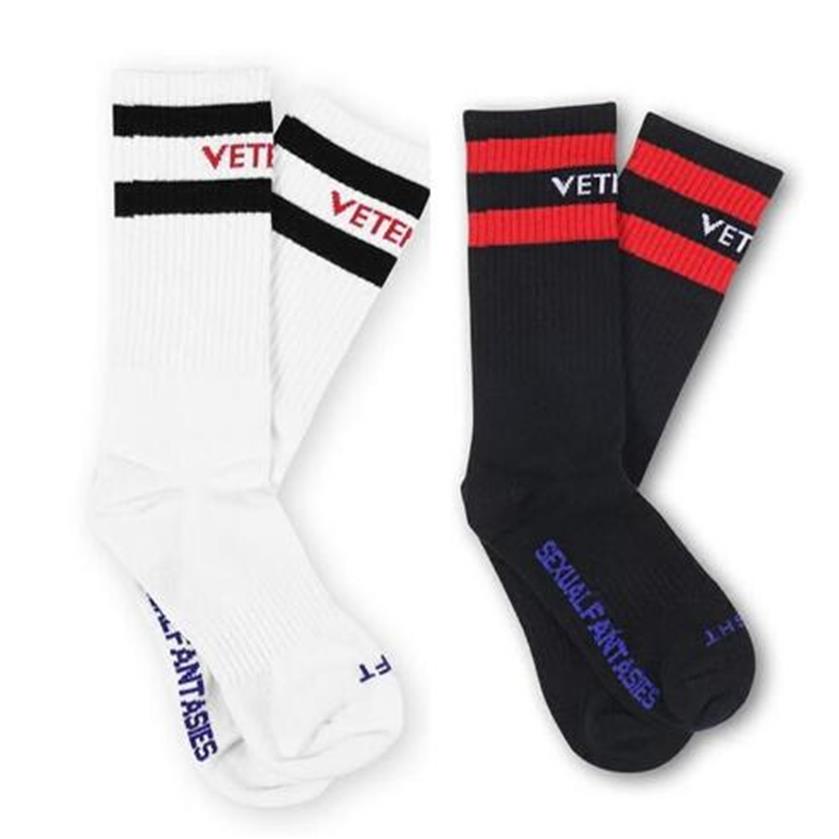 

VETEMENTS stockings off Black White vetements sport Socks Hip Hop Style Socks Letter mens designer Athletes stocking fear god2529, Individual packing