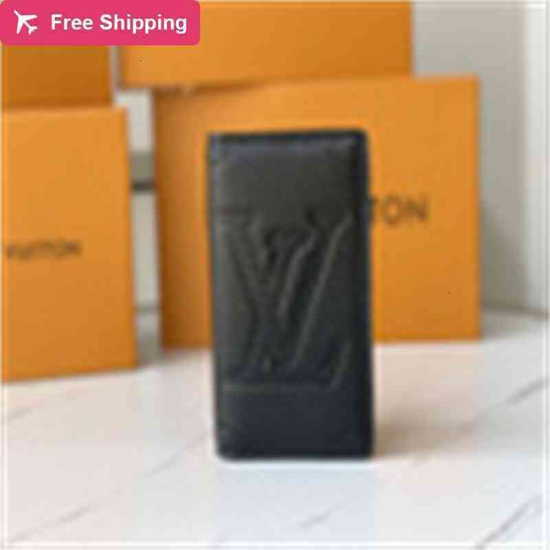 

Wallets MULTIPLE Luxury design M80038 short wallet men women's pocket Real Leather zipper card pack SLENDER coin Purse AMERIGO MARCO, Picture show