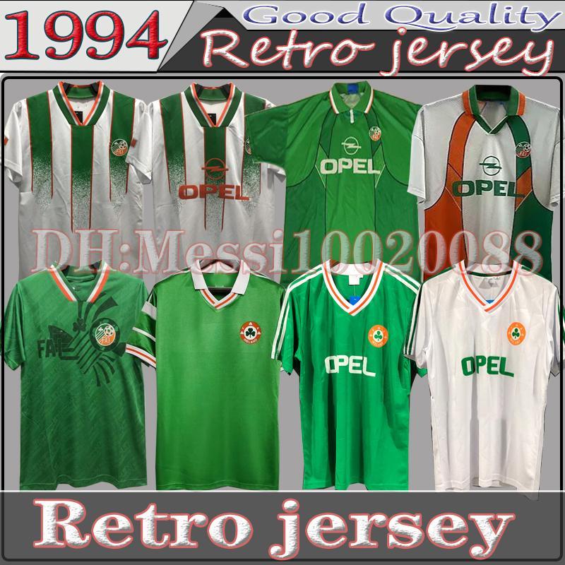 

1992 Ireland retro soccer jersey 1990 home classic vintage Irish Sheedy 1994 1995 1996 away football shirts 1998 McGRATH KEANE 90 92 94 96 9, (90 93)