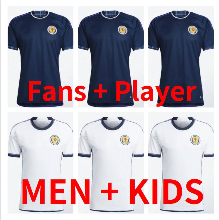 

22 23 National Team Scotland Soccer Jersey 2022 Blank John McGinn Scott McTominay Andy Robertson FRASER ADAMS HANLEY DYKES McGREGOR woman men kids Football Shirt